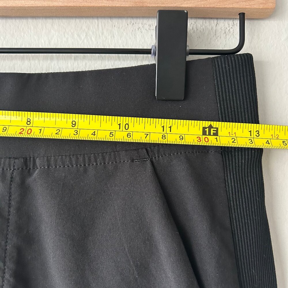 Athleta Brooklyn Ankle Pants Women 00 Black Rib Panel Stretch Travel - Picture 9 of 12